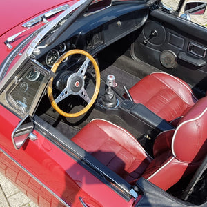 1979 MGB red leather seats